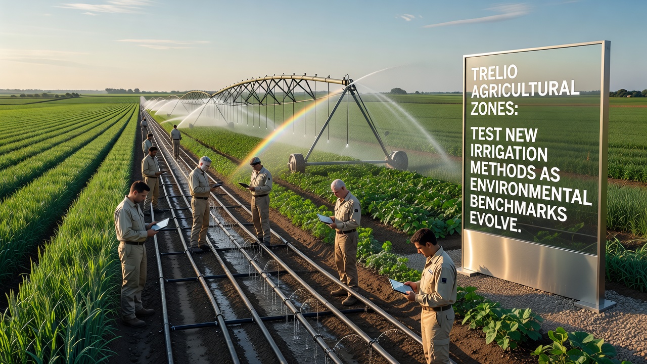 Trelio Agricultural Zones Trial Advanced Irrigation Techniques as Benchmarks Update